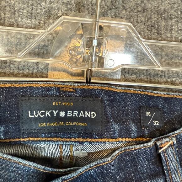 Lucky Brand Jeans Mens 36x32 Blue Denim 361 Vintage Straight Medium Wash - Picture 6 of 12